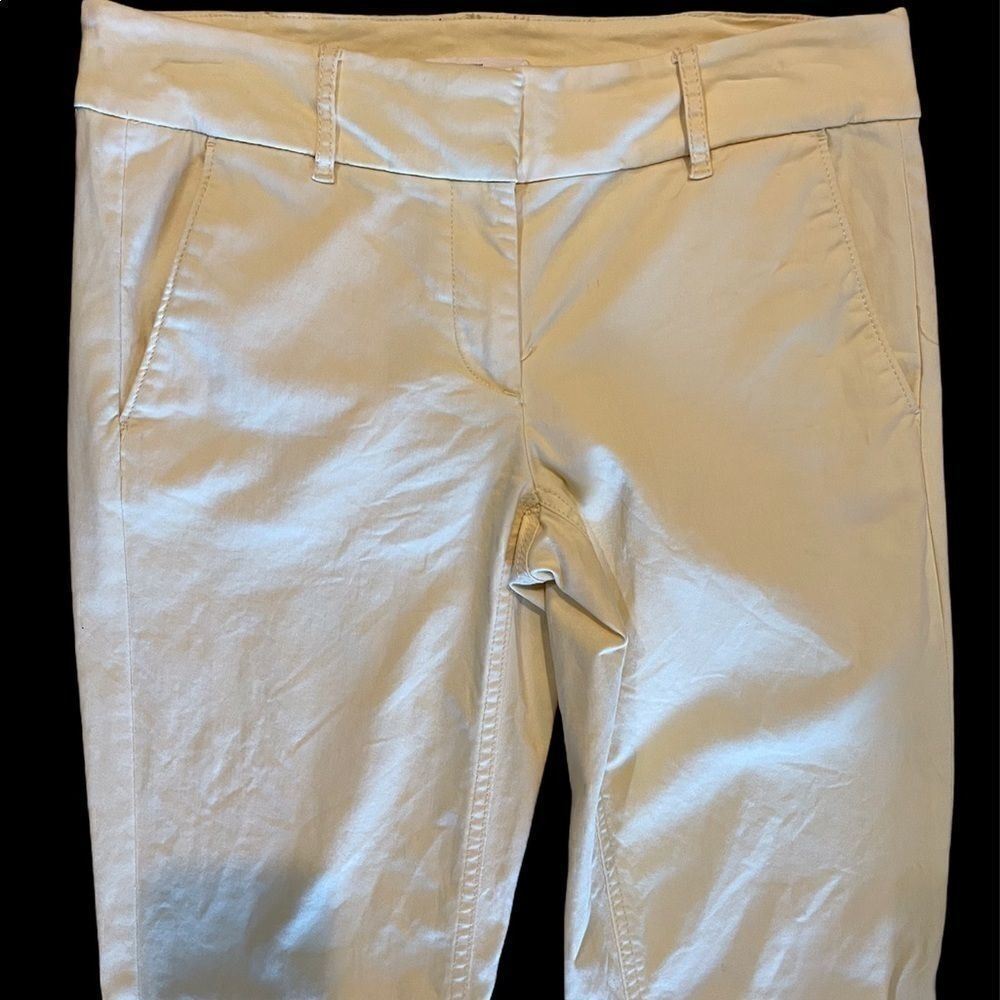 Loft Pale Yellow Pants, Marisa Fit, Size 2 - Picture 5 of 5